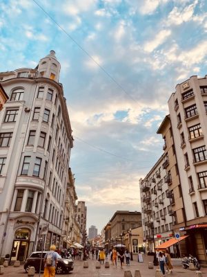 Arbat Street in Moscow