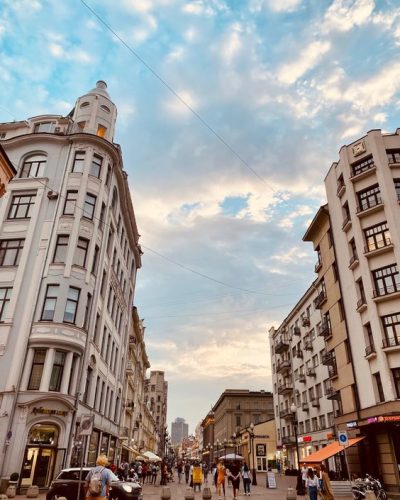 Arbat Street in Moscow