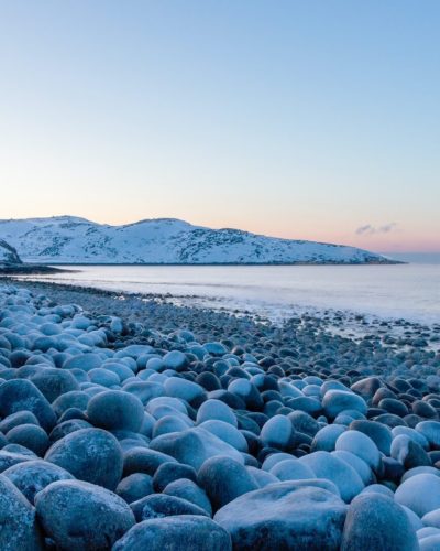 Dragon Egg Beach in Teriberka