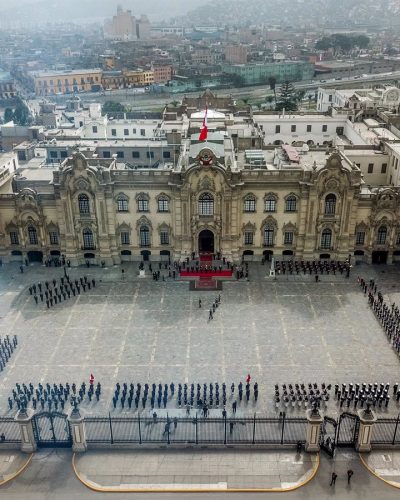 05-08-2021 HANDOUT - 05 August 2021, Peru, Lima: A general view of the ceremony marking the appointment of the President of Peru Pedro Castillo as commander-in-chief of the armed forces and police. The village school teacher was sworn in as president at the end of July 2021. Photo: Alberto Orbegoso/Peru's presidential office/dpa - ACHTUNG: Nur zur redaktionellen Verwendung und nur mit vollständiger Nennung des vorstehenden Credits
POLITICA INTERNACIONAL
Alberto Orbegoso/Peru's presiden / DPA