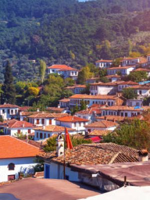 Sirince village in Izmir Province, Turkey.
