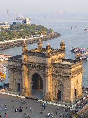 View over Gateway to India, Mumbai (Bombay), India