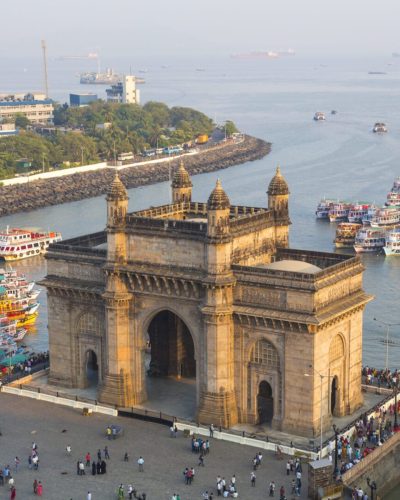 View over Gateway to India, Mumbai (Bombay), India